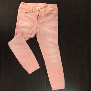 Loft salmon colored jeans